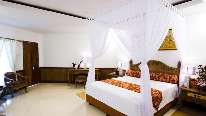 White Curtain On Wooden Bed And White Background